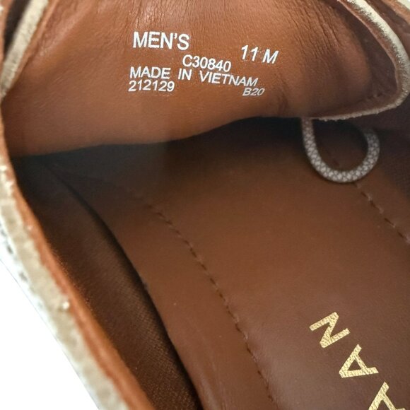 COLE HAAN Grand Suede Oxfords Mens Size 11 Beige Leather Lace Up Shoes main image 4